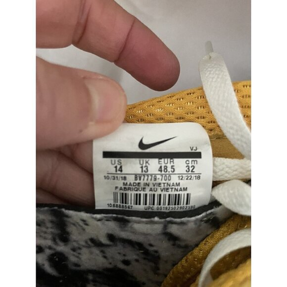 Nike Moon Racer QS Sneaker ‘Yellow Ochre' BV7779-700 Running Shoes Men's US 14 - Picture 8 of 8